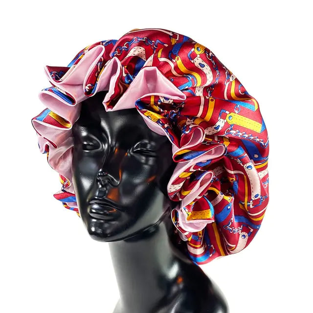 Women Satin Sleeping / Shower Cap