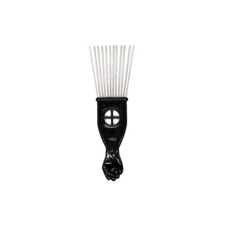 Anti-Static Metal Afro Pick Comb