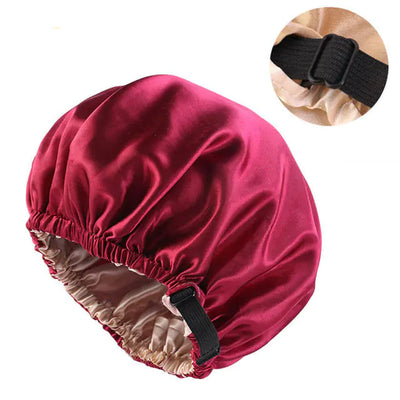 Women Satin Sleeping / Shower Cap