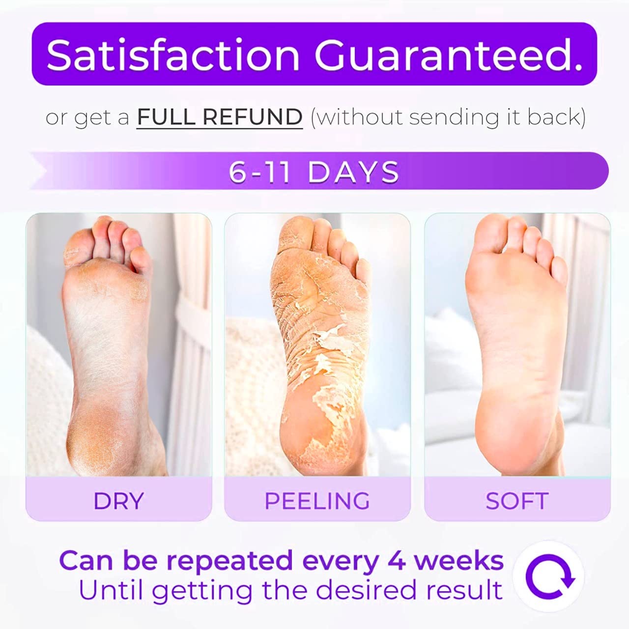 BioVitta Wellness™ Peeling Foot Masks | Get Baby-Soft Smooth Radiant Feet